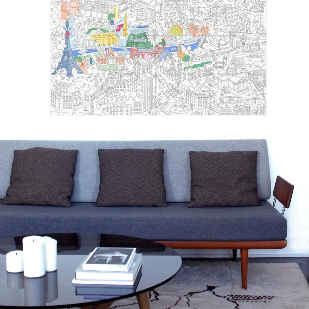 Omy - Giant Paris Boyama Posteri