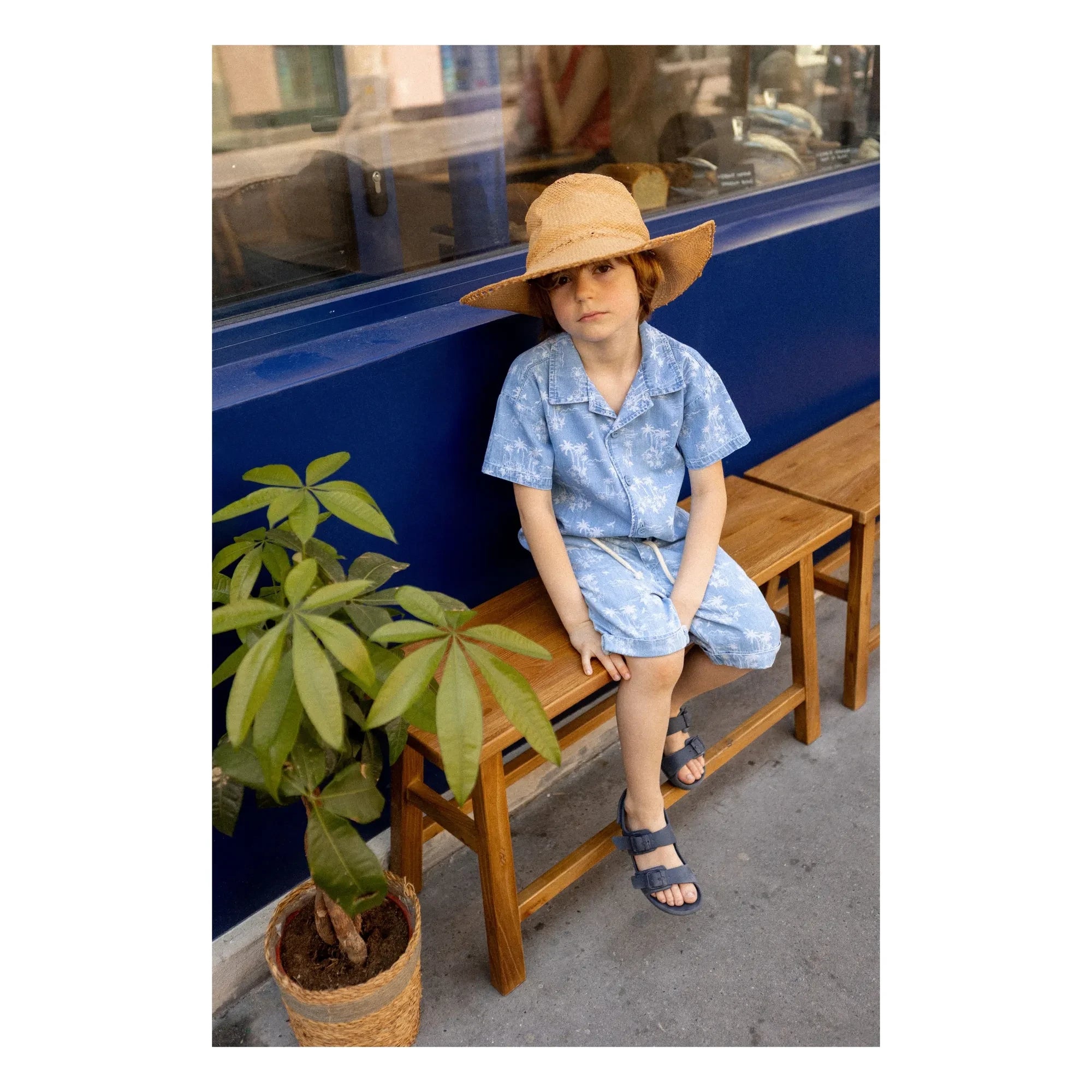 Louis Louise - Denim Magnum Hawaii Shirt | Light Blue