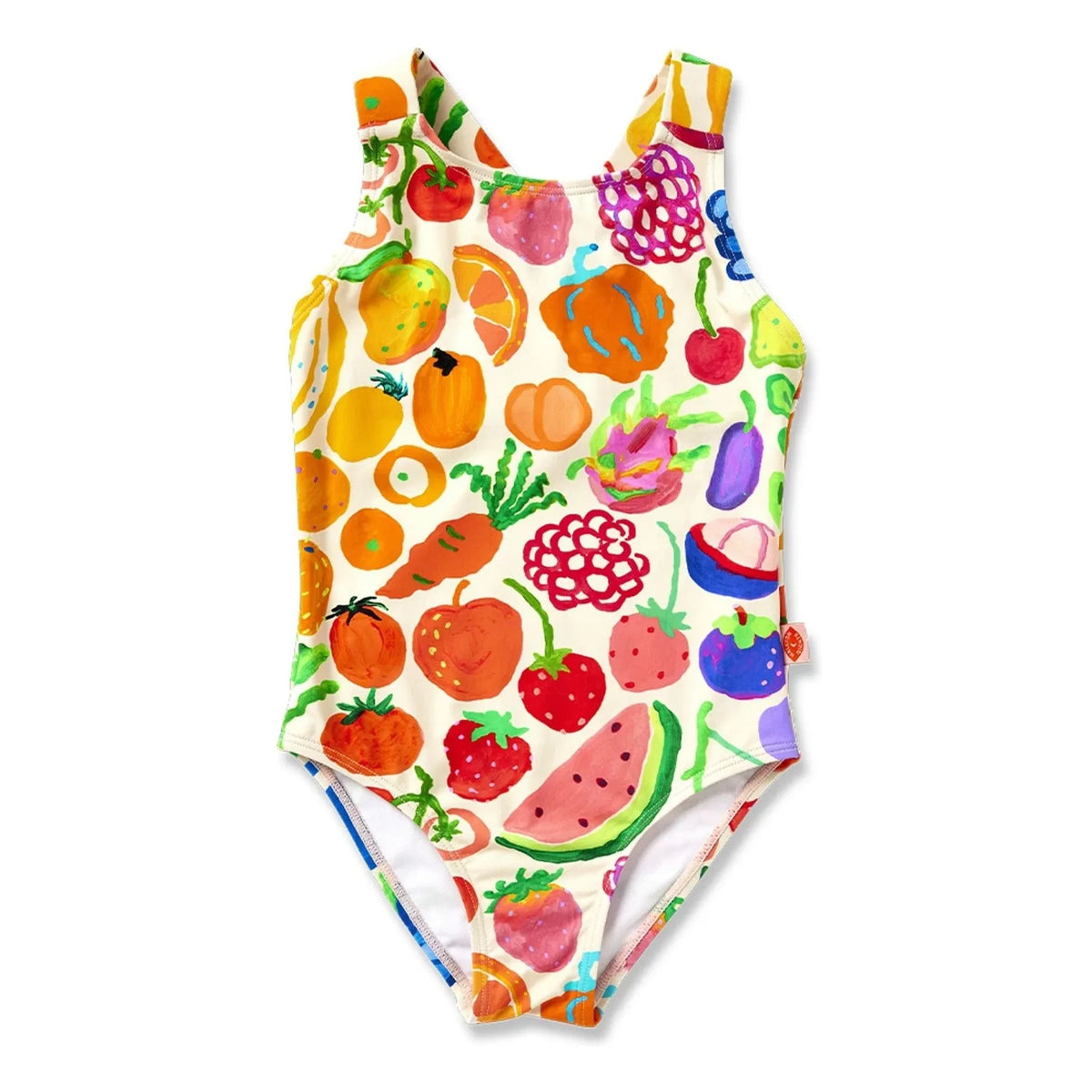 Halcyon Nights - Fruits Recycled Fiber Swimsuit | Off-White