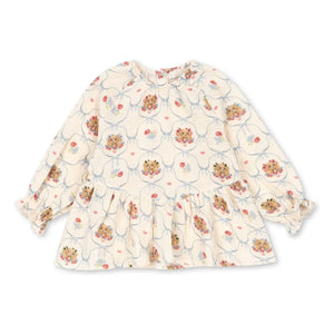 Konges Sløjd - Coco Dogs Organic Cotton Blouse | Ecru