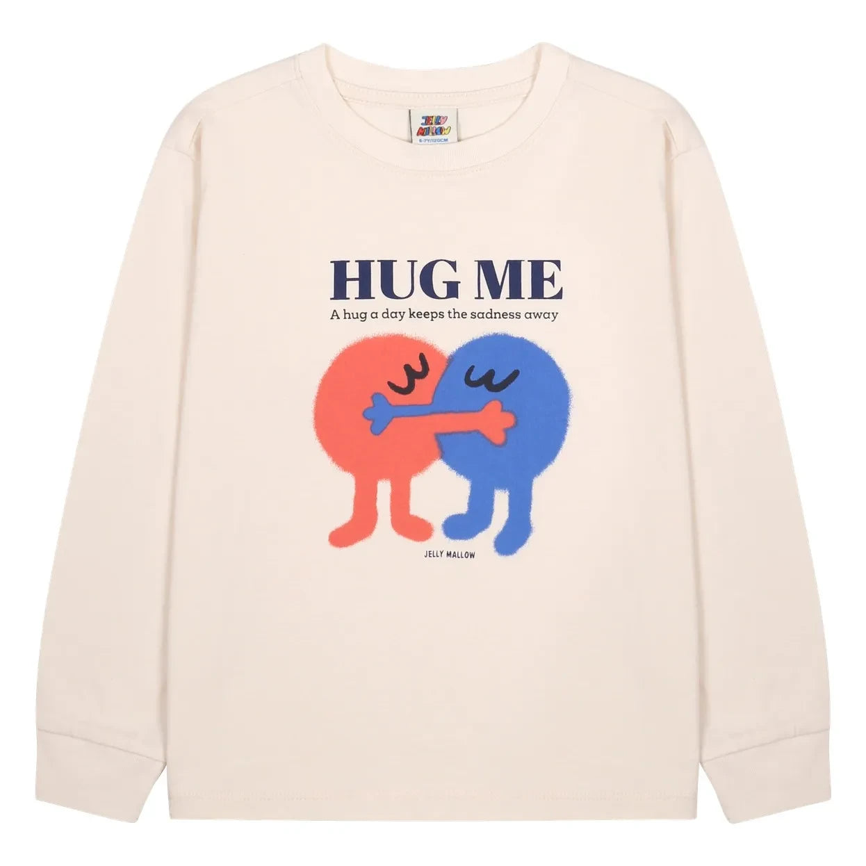 Jelly Mallow - "Hug Me" T-shirt | Ecru