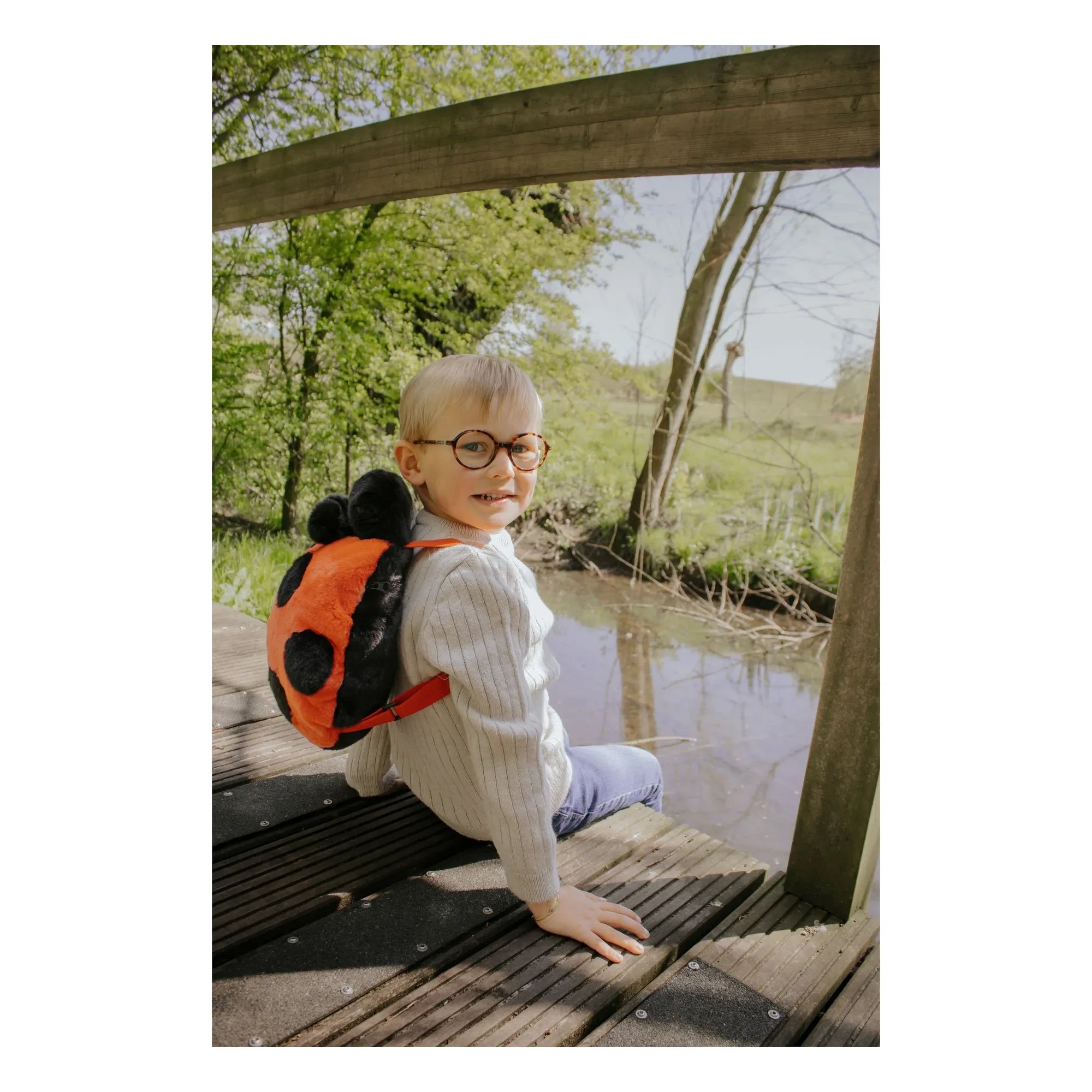 Wild & Soft - Beetle Backpack | Red
