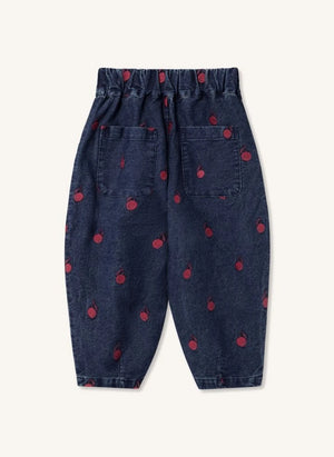 Fliink - Embroidered Jeans | Dark Blue