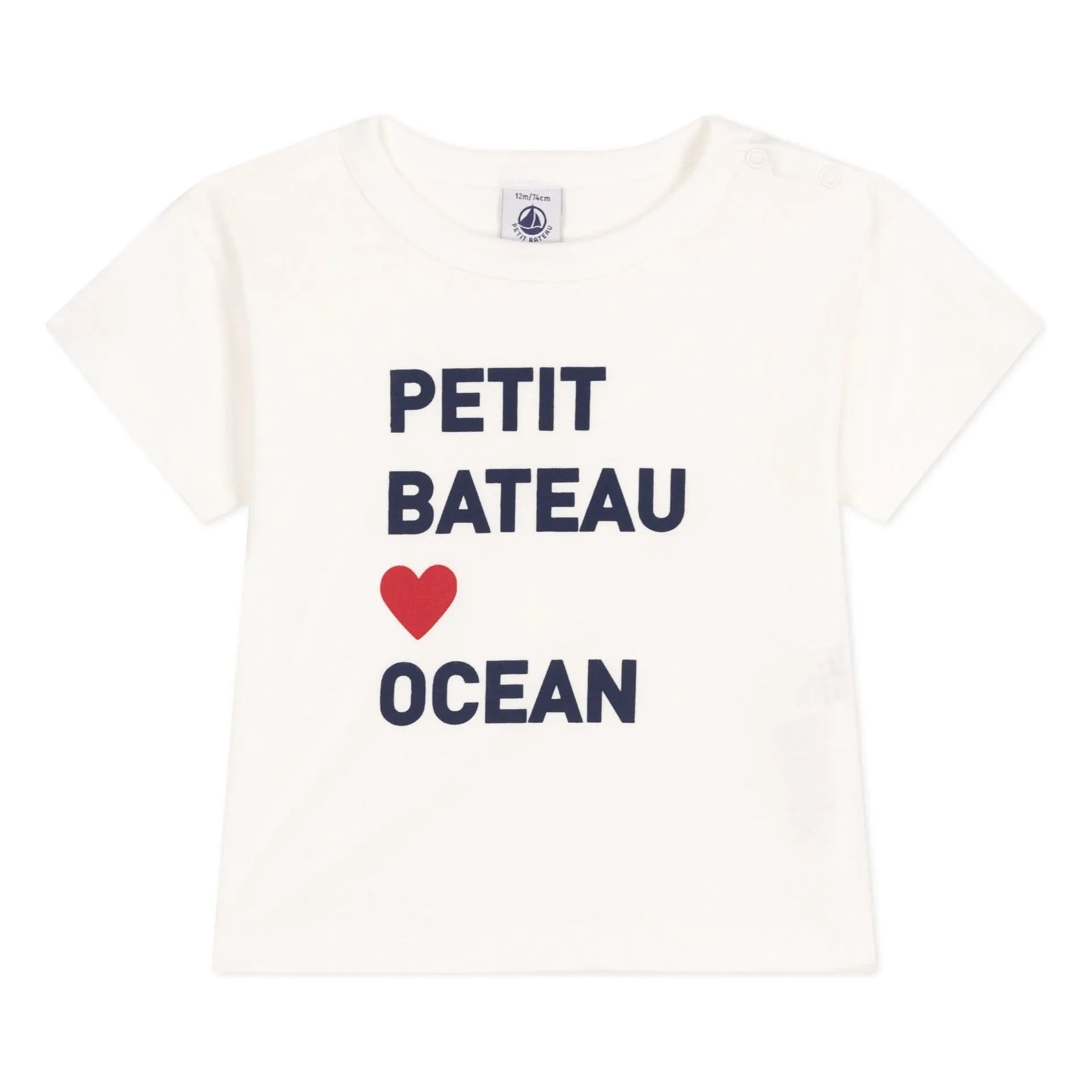 Petit Bateau - Organic Cotton T-Shirt | White
