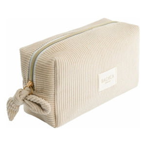Bachca - Velvet Makeup Bag | Beige