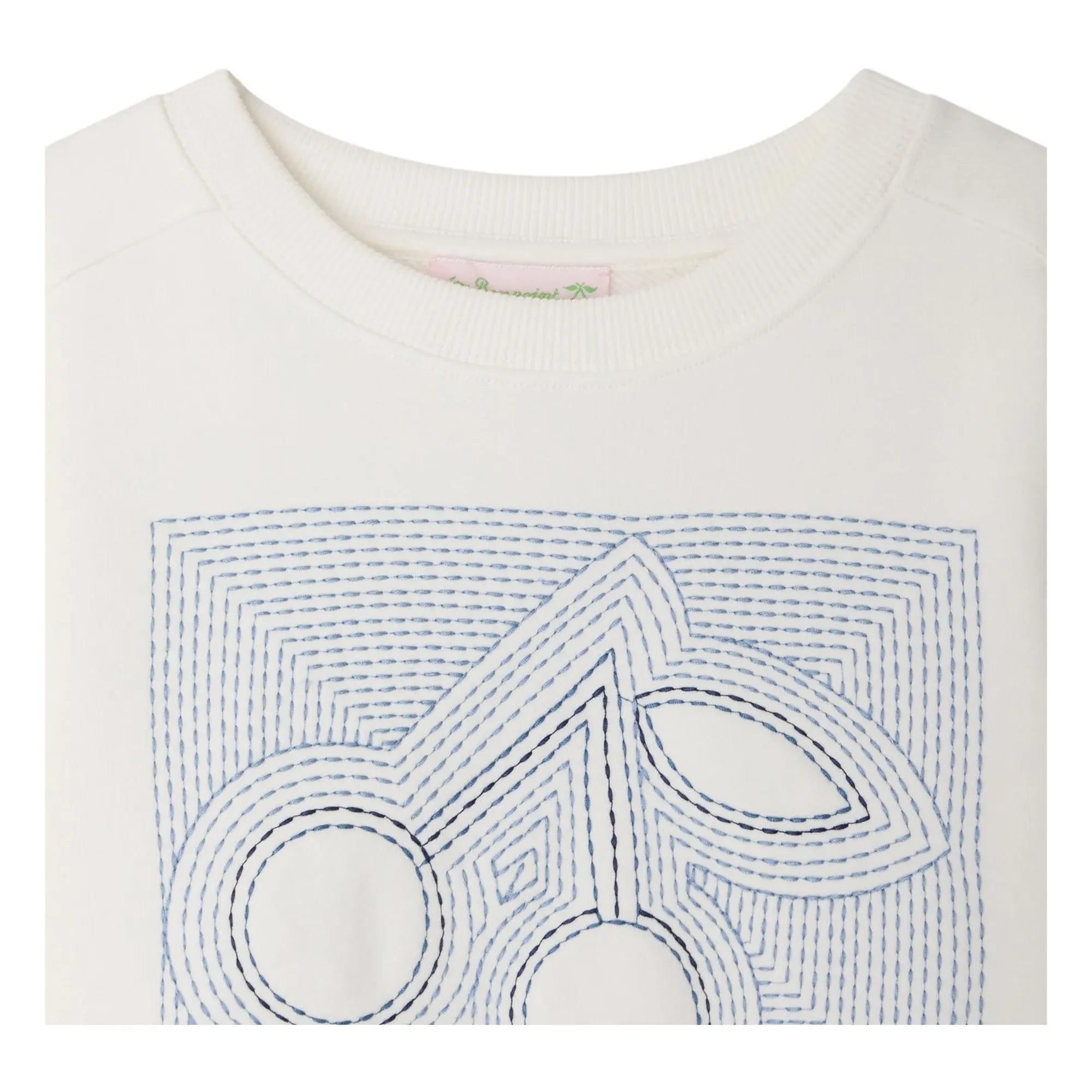 Bonpoint - Gena Cherry organik pamuklu sweatshirt | Beyaz