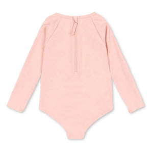 Konges Sløjd - Kitty Long Sleeve Swimsuit Made from Recycled Fibers | Pink