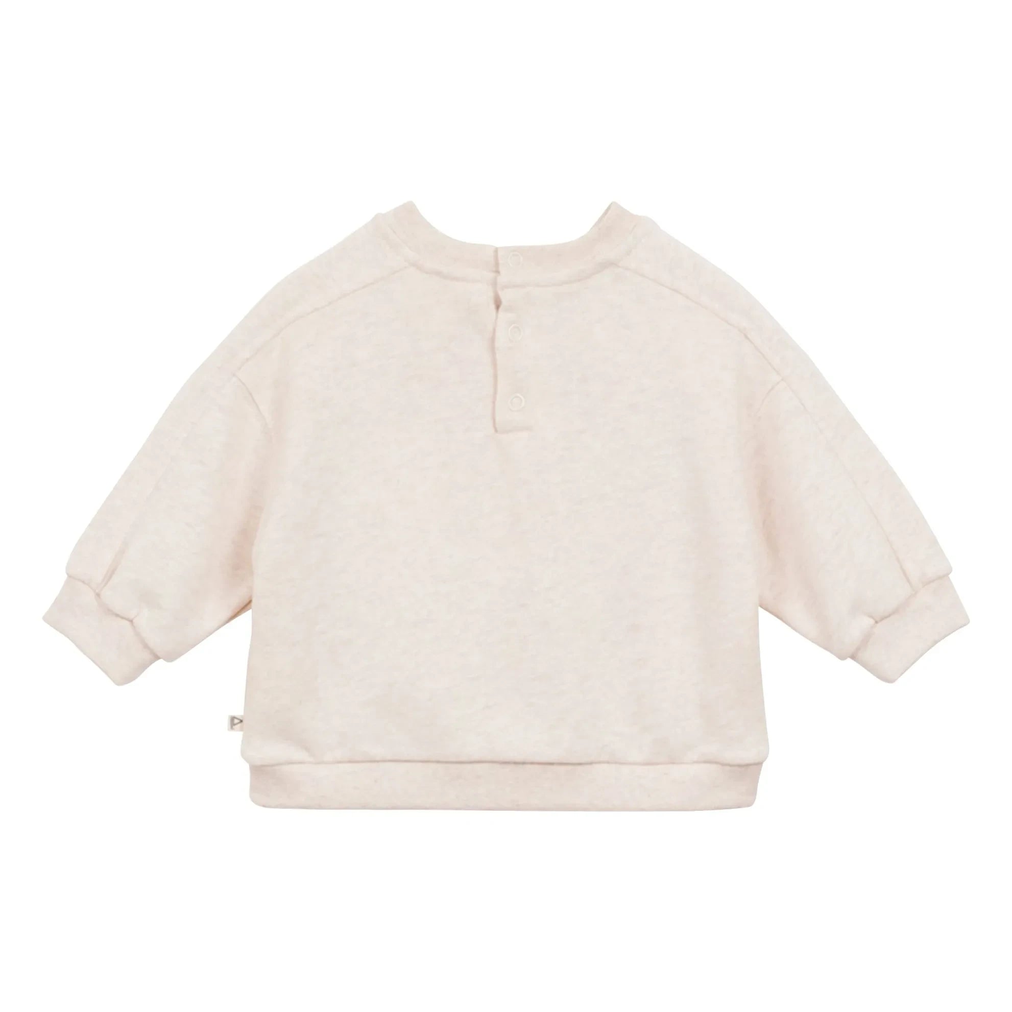 Arsène et Les Pipelettes - Sweat Soleil Organic Cotton | Heather Beige