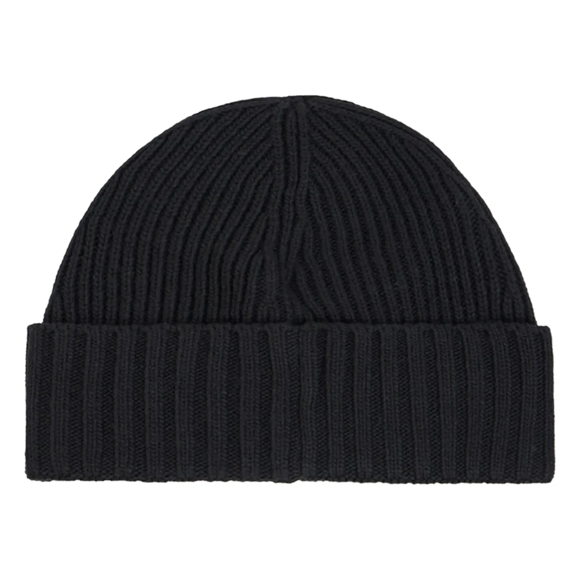 Stone Island - Logo Wool Beanie | Black