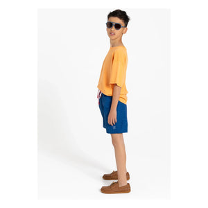Smallable Kid - Archie Checkered Swim Shorts | Blue