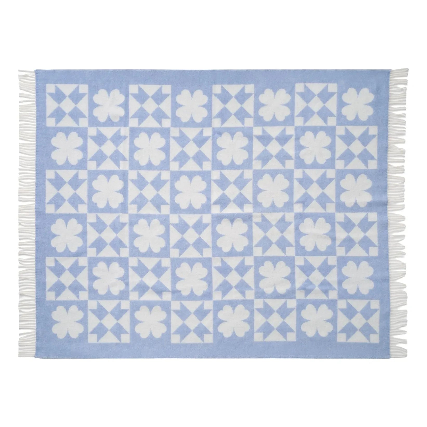 &Klevering - Checkered Patch Quilt | Blue