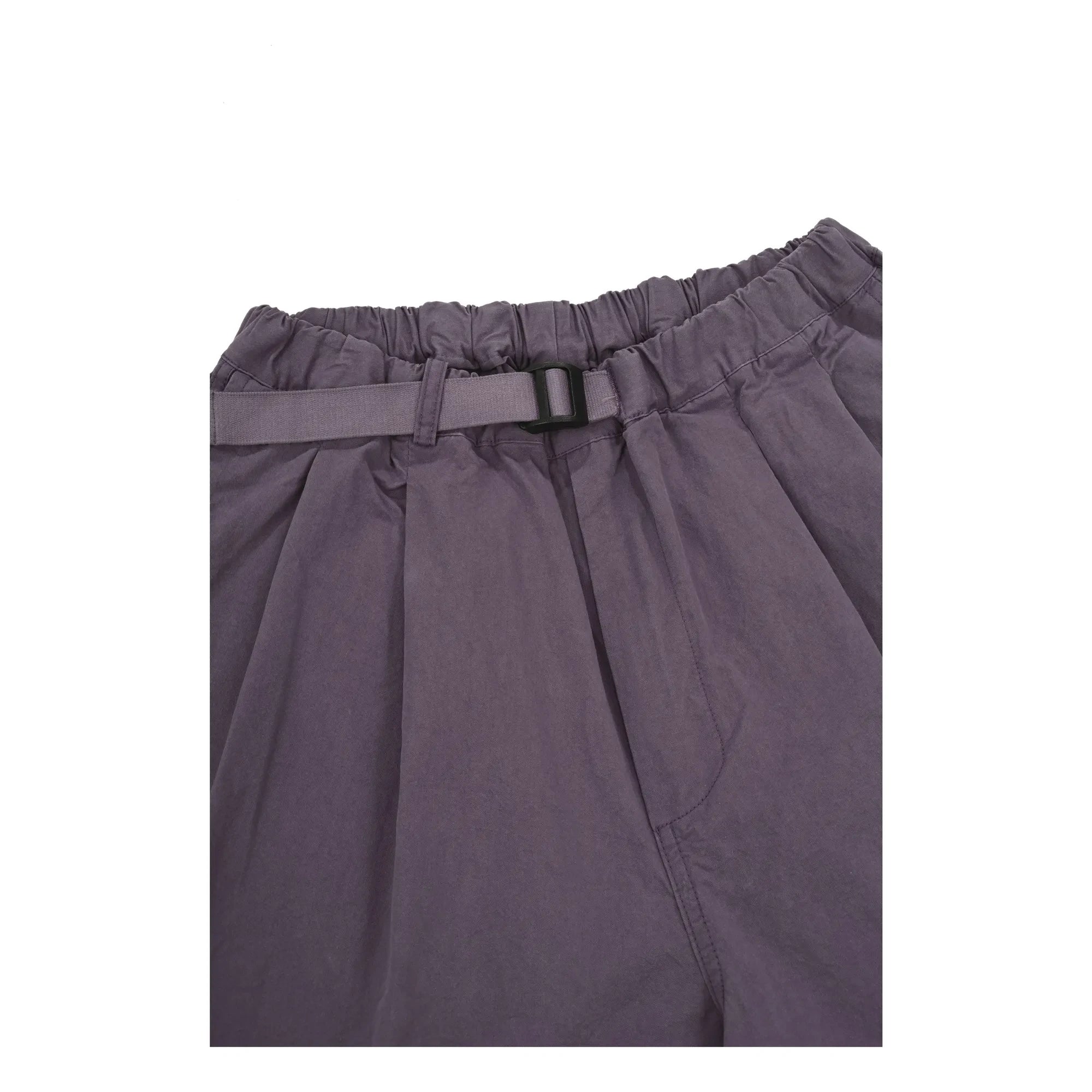 Kappy - Short Double-Pleated Wide | Purple