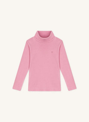 Petit Bateau - Organik pamuklu logolu balıkçı yaka | Pembe