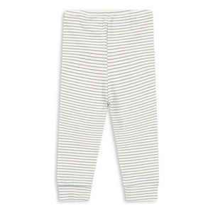Konges Sløjd - Striped Organic Cotton Leggings | Beige