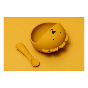 Trixie - Mr. Lion Baby Dinnerware | Yellow
