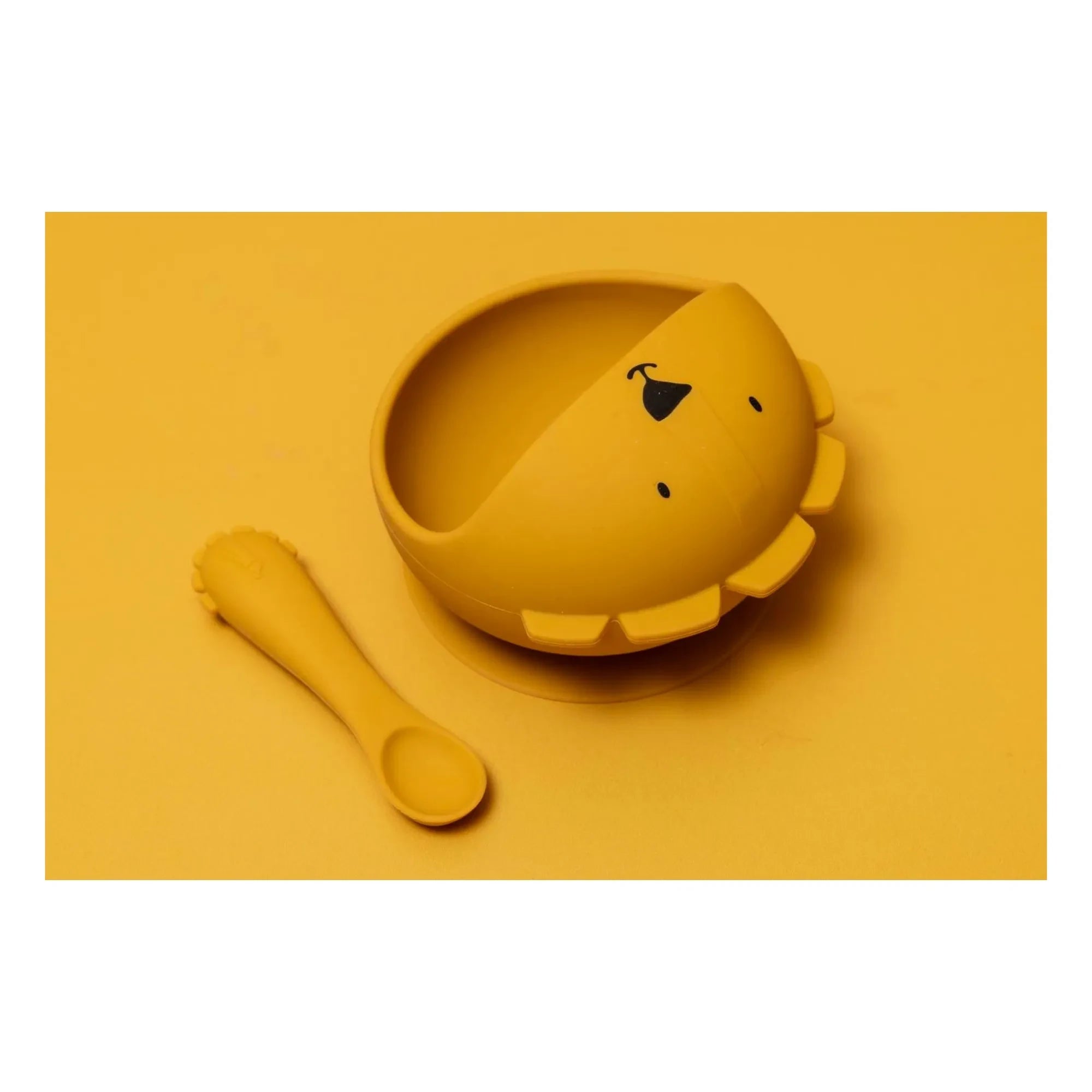 Trixie - Mr. Lion Baby Dinnerware | Yellow