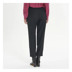 Pomandère - Elastic Waist Wool Trousers | Black