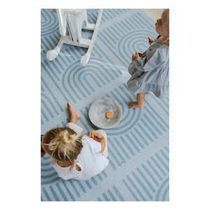 Toddlekind - Linear Modular Play Mat | Gray Blue