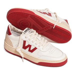 Bob Wolf - Legacy Leather and Suede Sneakers | Red