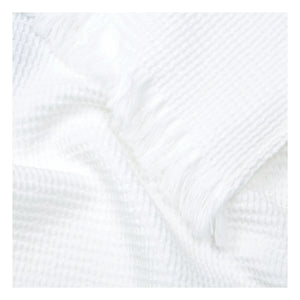 Haomy - Timor waffle weave guest towel | White