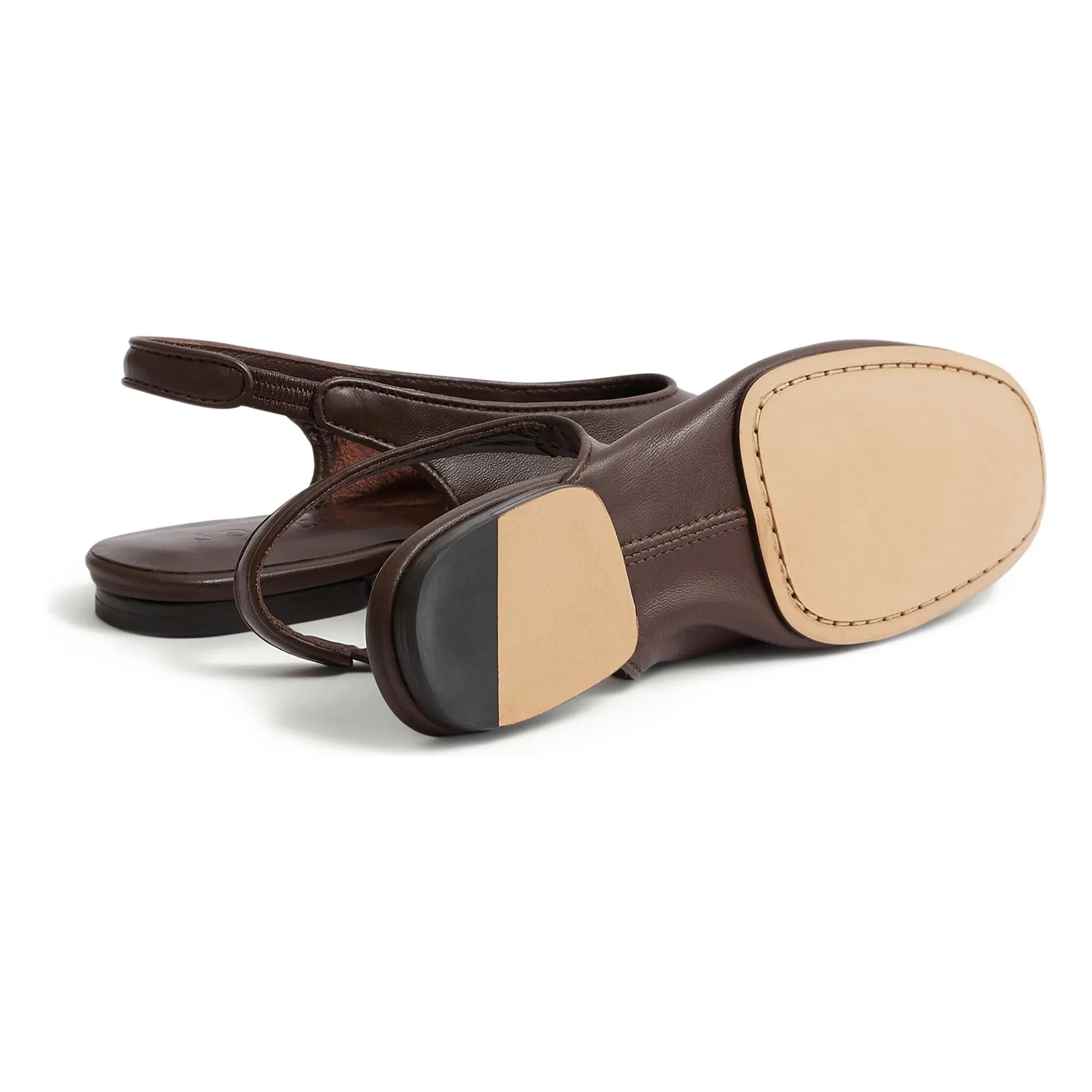 Soeur - Emmett Leather Ballerinas | Chocolate