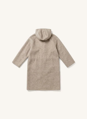 Smallable Woman - Equinoxe Wool Hooded Coat | Pearl grey