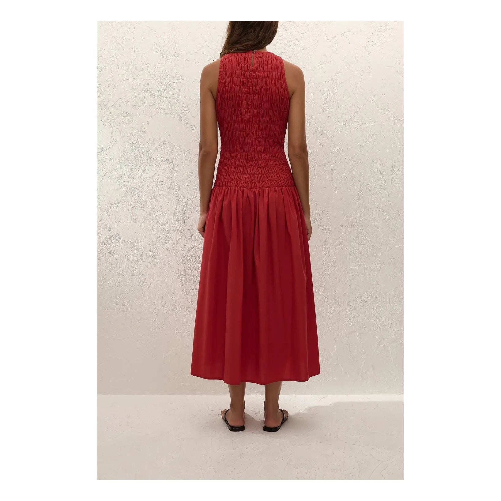 Faithfull the Brand - Sanchia Cotton Dress | Red