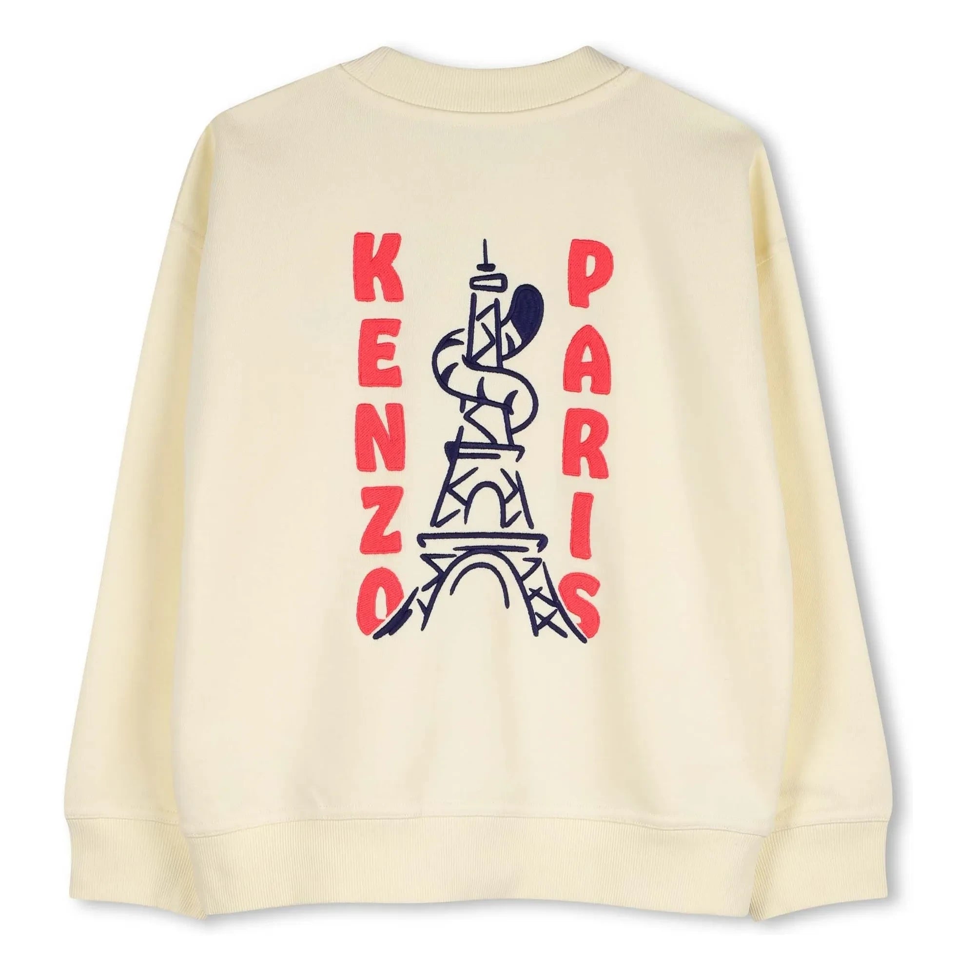Kenzo - Molton Sweat Kenzo Garden Paris | Pale Yellow