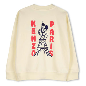 Kenzo - Molton Sweat Kenzo Garden Paris | Pale Yellow
