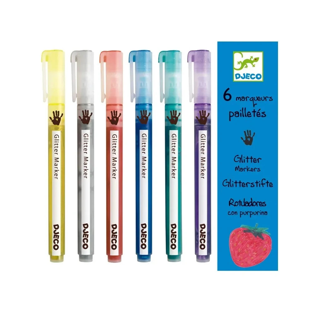 Djeco - 6 simli keçeli kalem