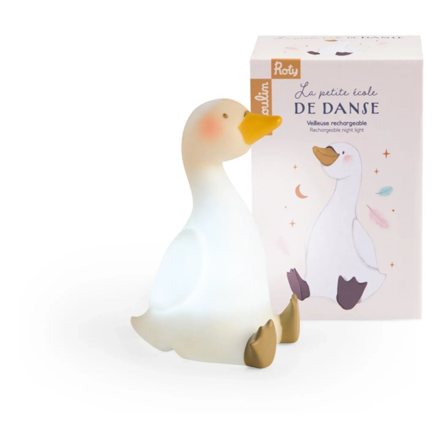 Moulin Roty - Swan Night Light | White