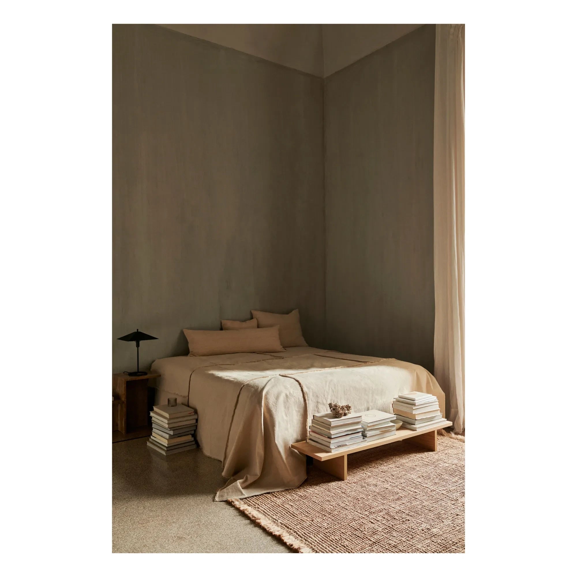Ferm Living - Off-White Offset Bedspread