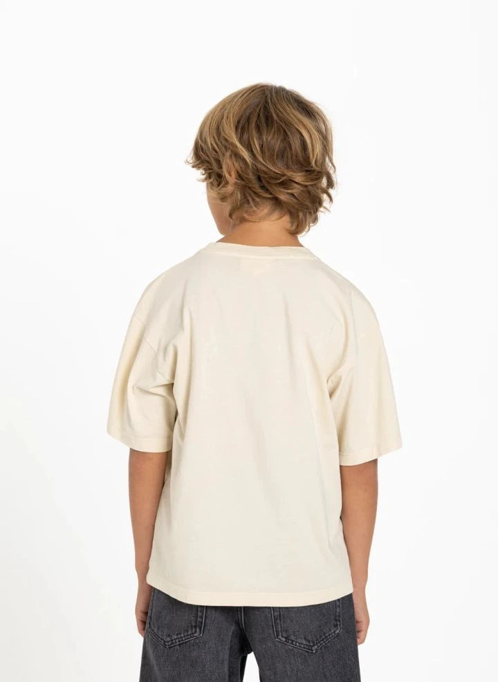Hundred Pieces - Finn Chill Camp Organic Cotton T-Shirt | Beige