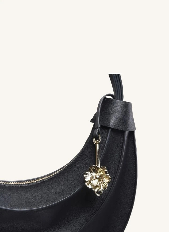 Farm Rio - Banana Small Leather Bag | Black