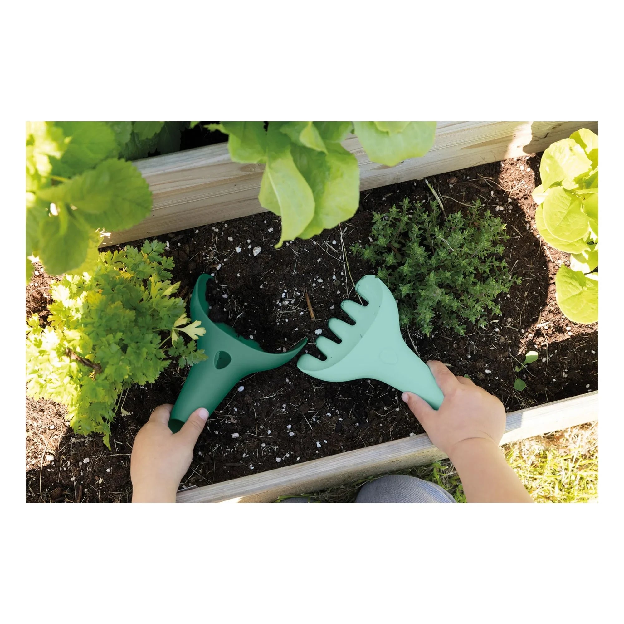 Quut - Raki Scoop and Rake | Green