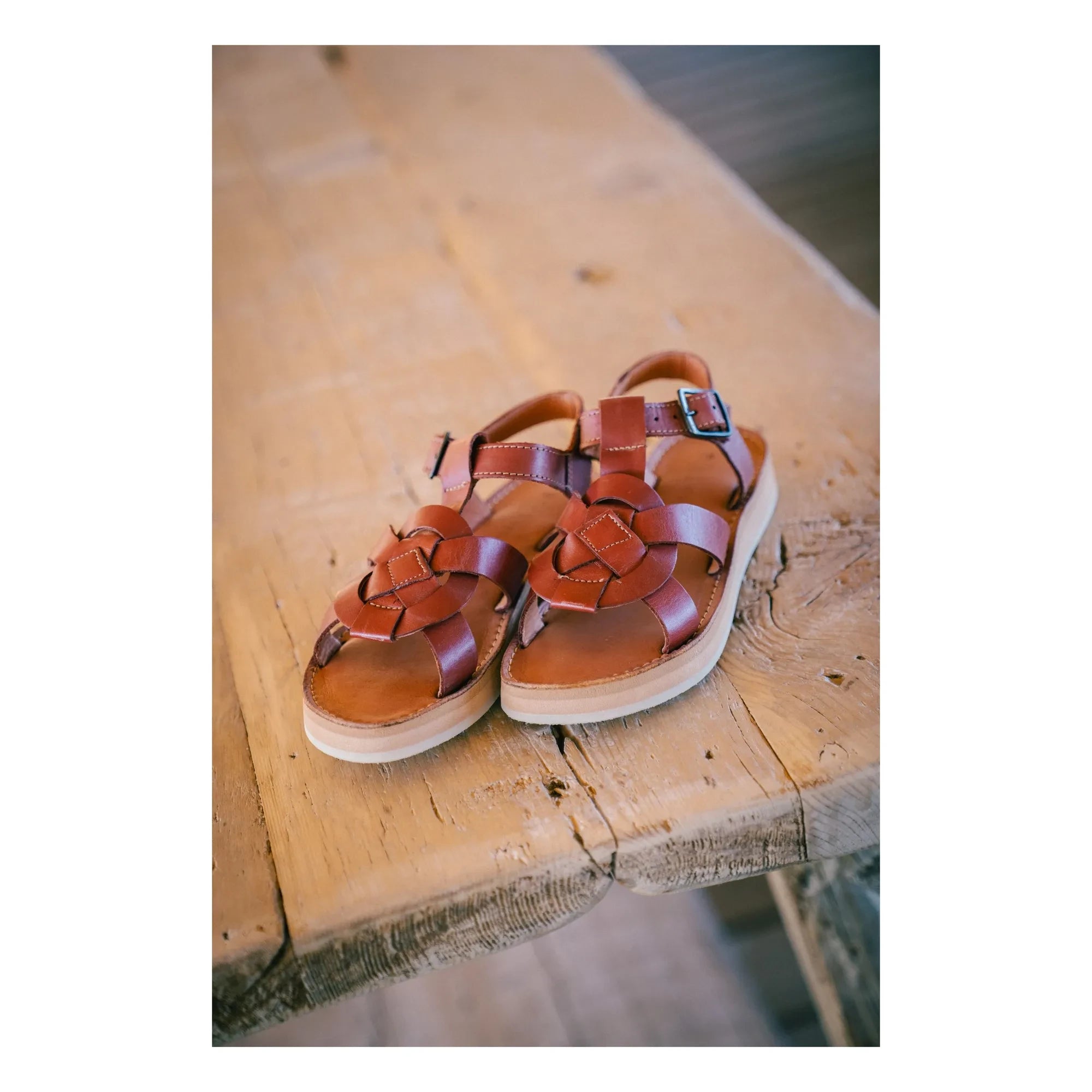Mapache - Tulum sandals | Tobacco