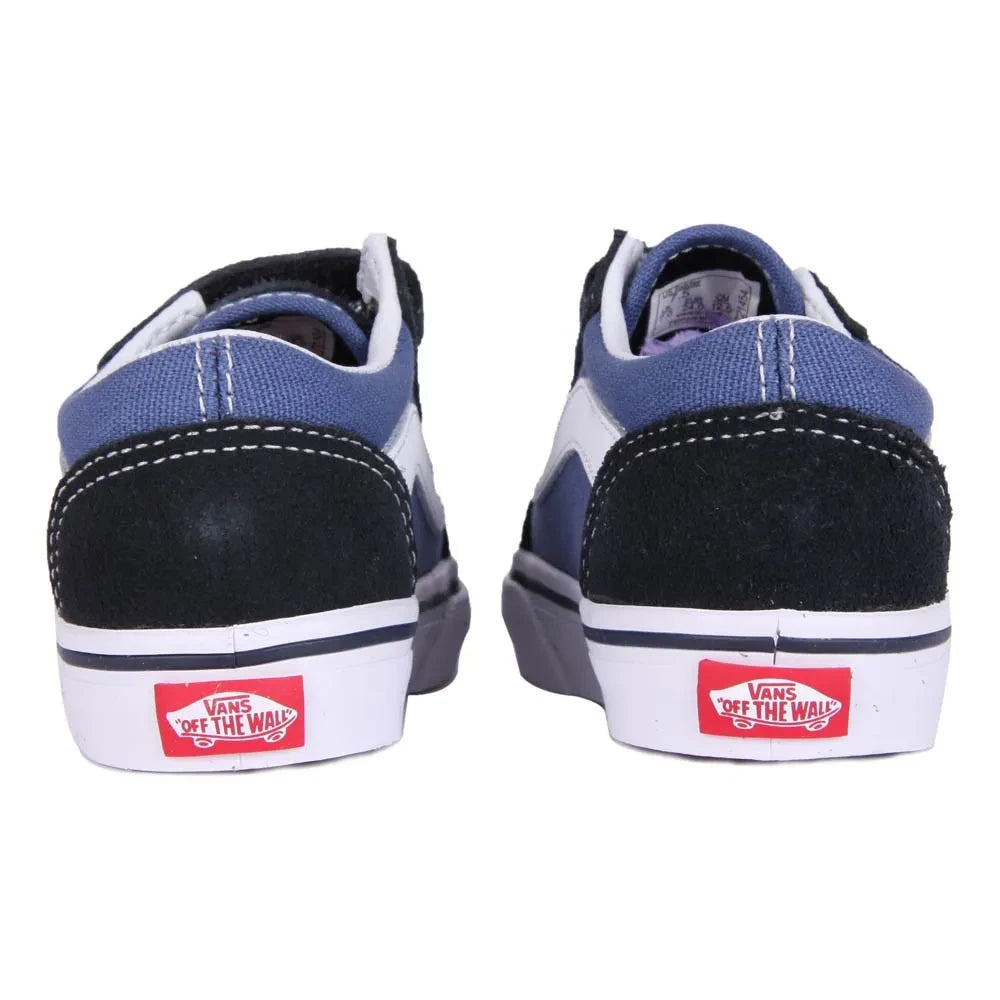 Vans - Old Skool Velcro Sneakers | Navy Blue