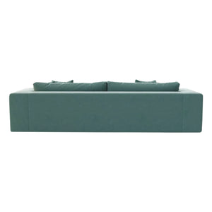 Panac Edition - Velvet brushed 3-seater Bellechasse sofa - 245 cm | Charcoal Gray