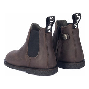 Angulus - Lace-up Chelsea Boots | Brown