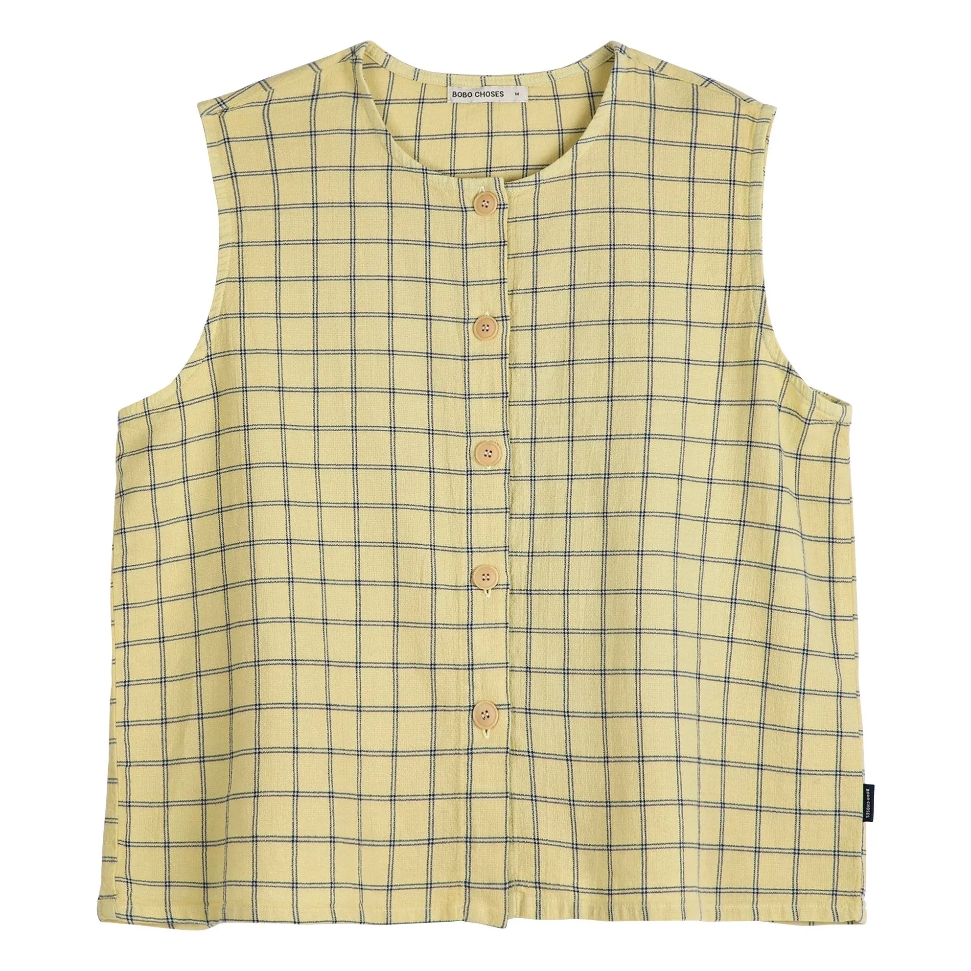 Bobo Choses - Top Spicy Window Bambula Cotton | Yellow
