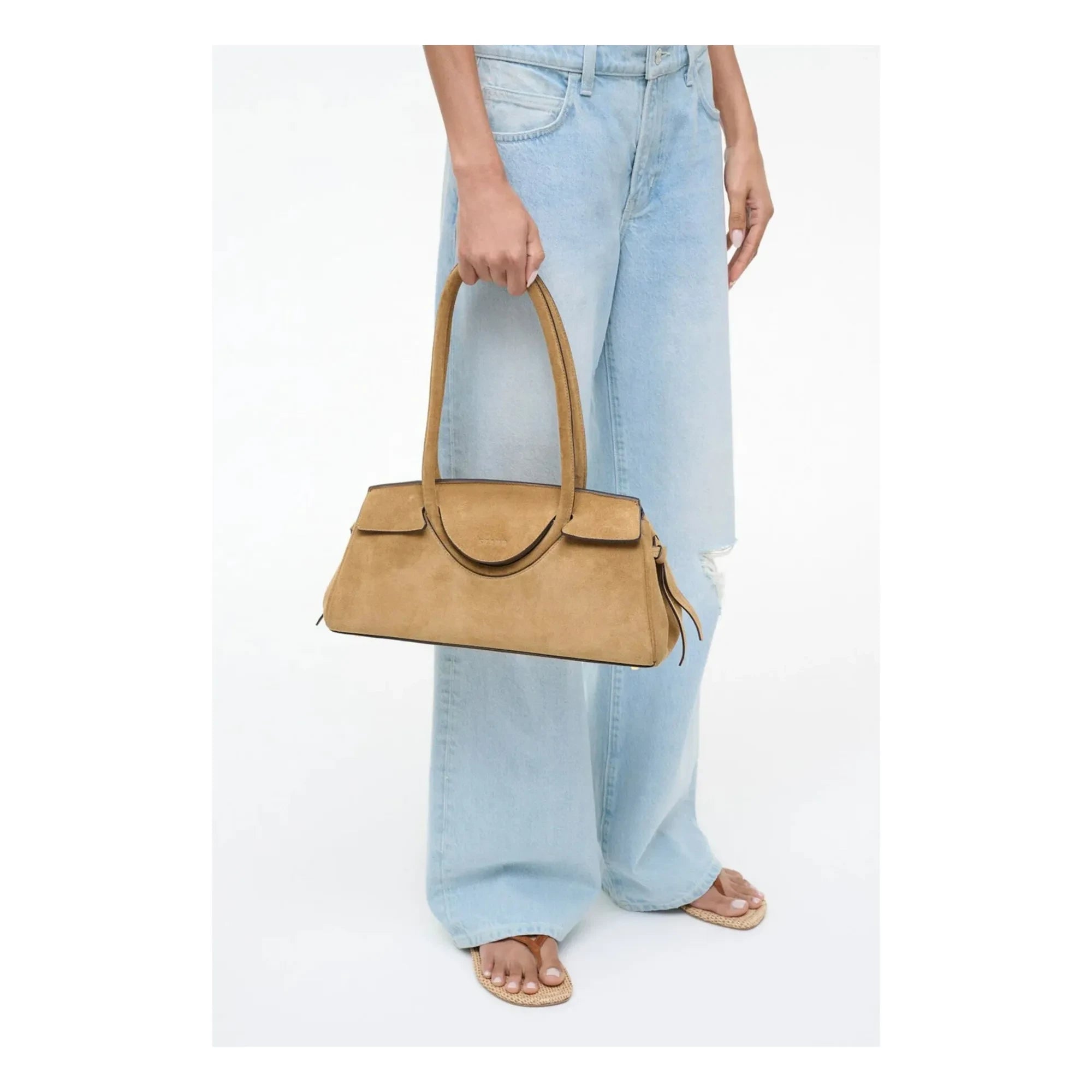 Staud - Maude Leather Bag | Hazelnut Brown