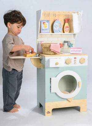 Tender Leaf Toys - Çamaşır Makinesi ve Aksesuarları