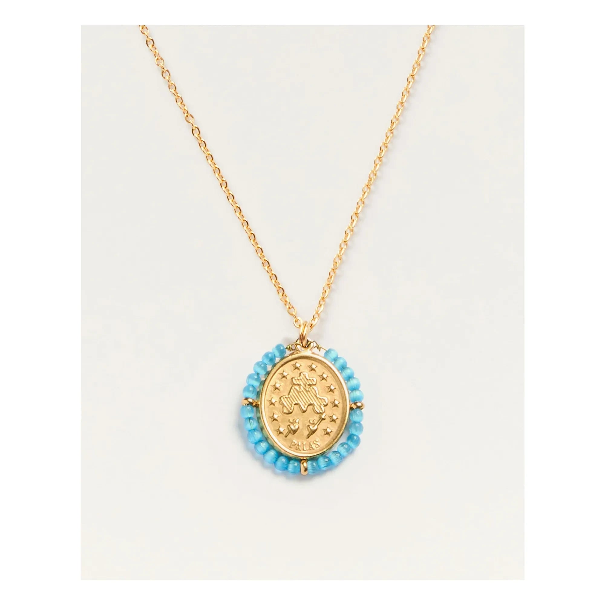 Palas - Santa Maria Precious Necklace | Light Blue