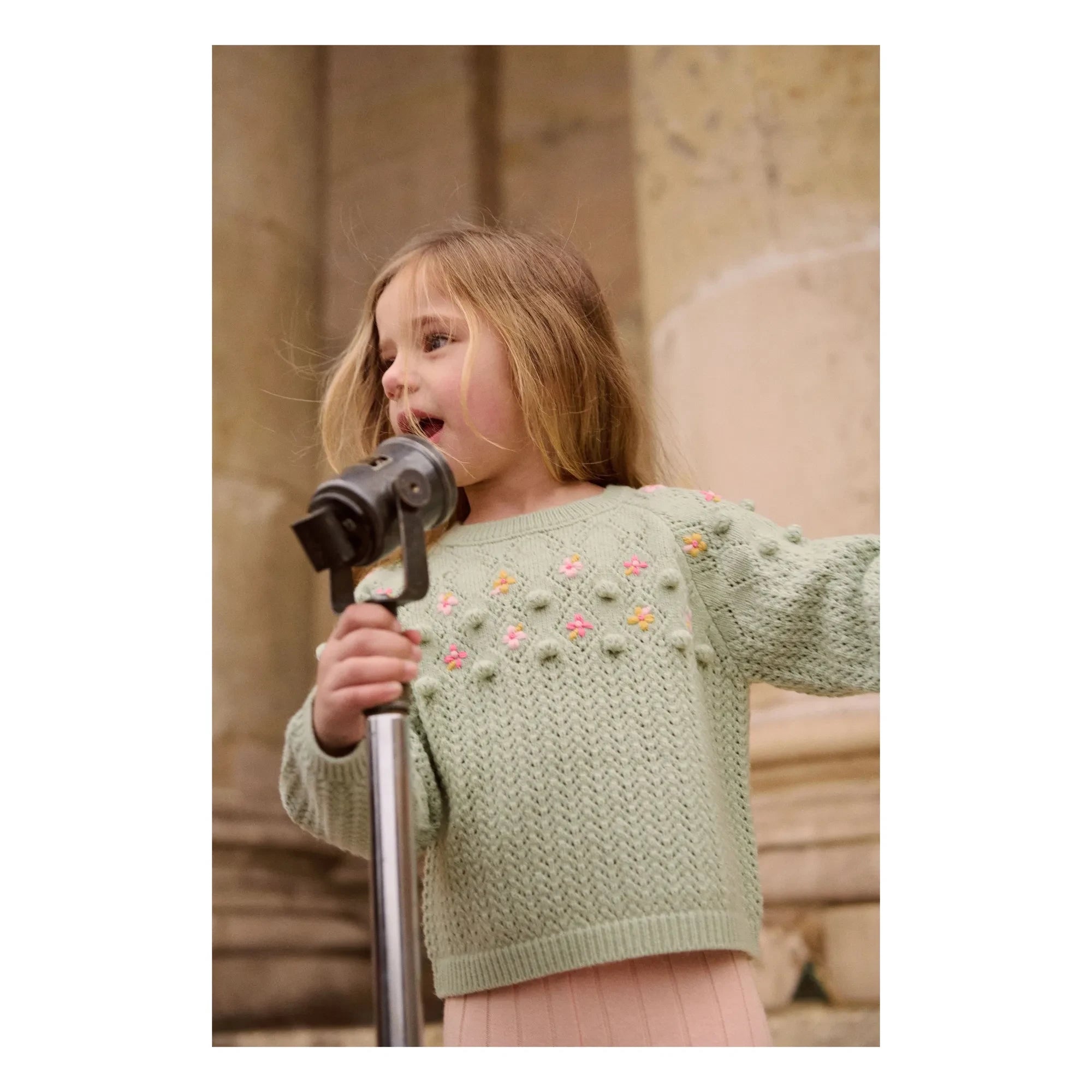 Louise Misha - Vakita Wool Sweater | Badem Green