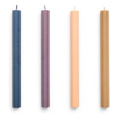 Hay - Hexagonal Dark Candles - Set of 4