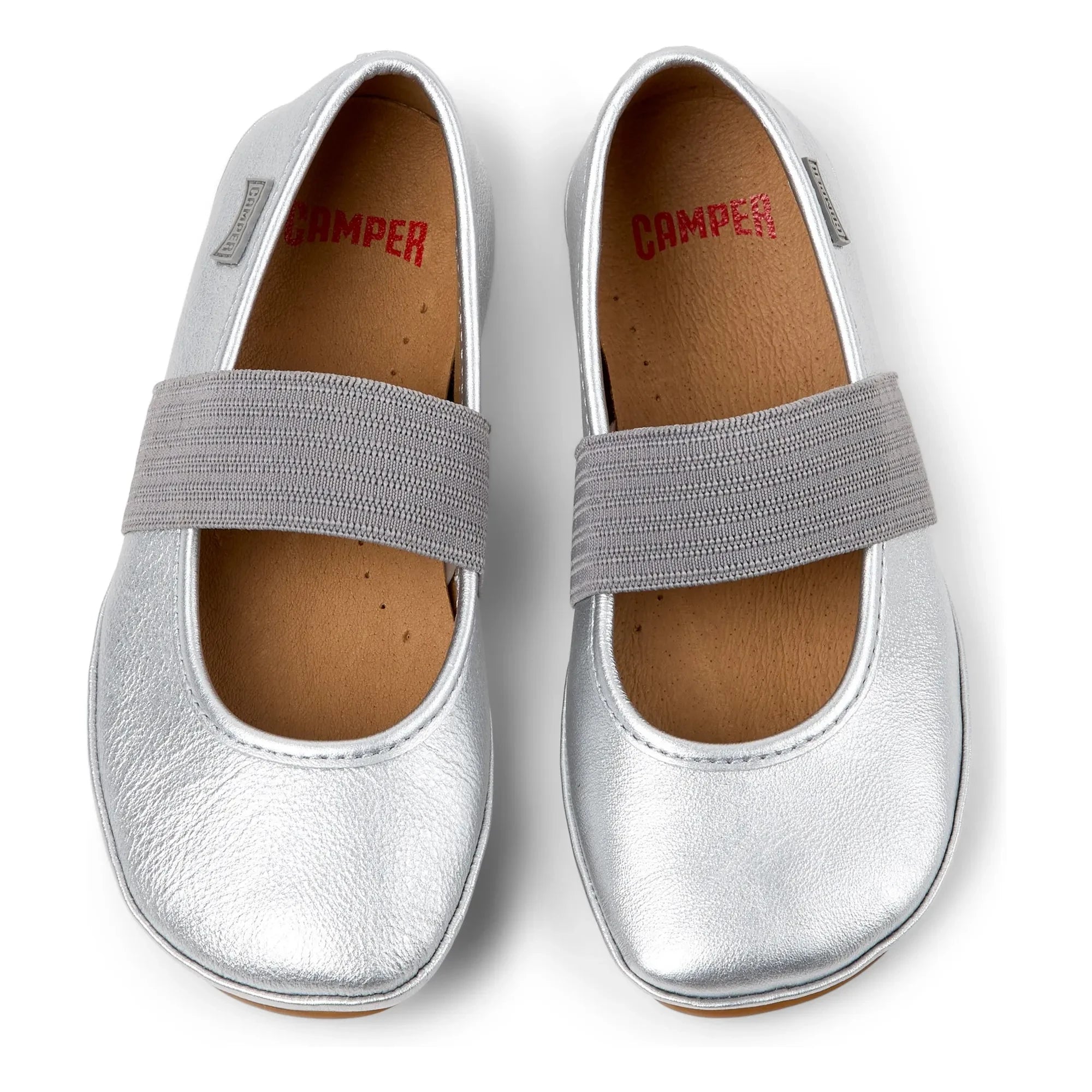 Camper - Right-Side Ballerinas | Silver