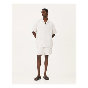 Noyoco - Orleans Linen Shirt | Light Gray