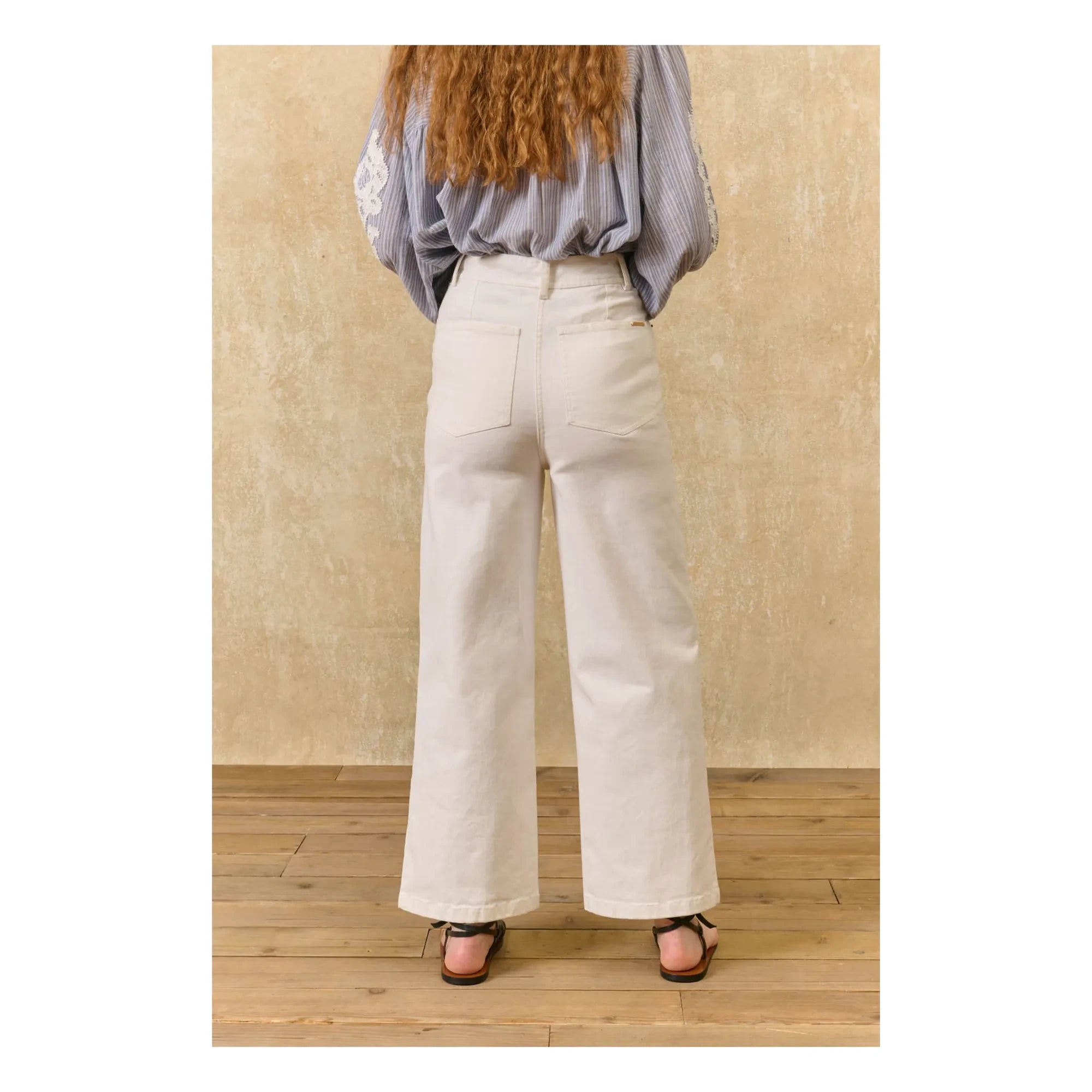 Louise Misha - Solange Cotton Pants | White