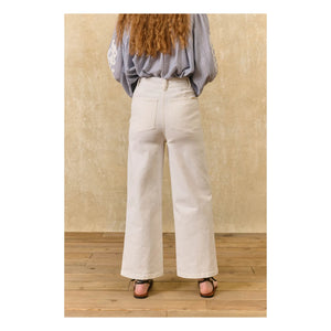 Louise Misha - Solange Cotton Pants | White