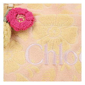 Chloé - Jacquard Sponge Bag | Peach